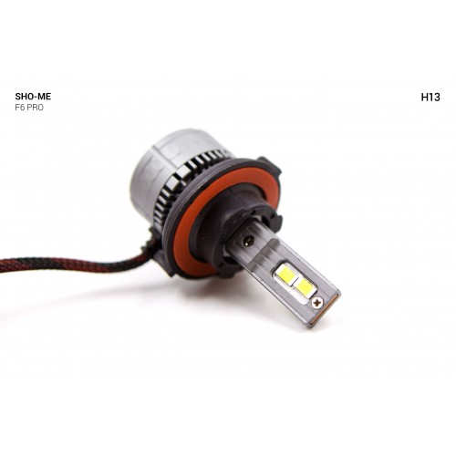 Светодиодная LED лампа Sho-Me F6 Pro H13 (ближний-дальний) (комплект 2шт)